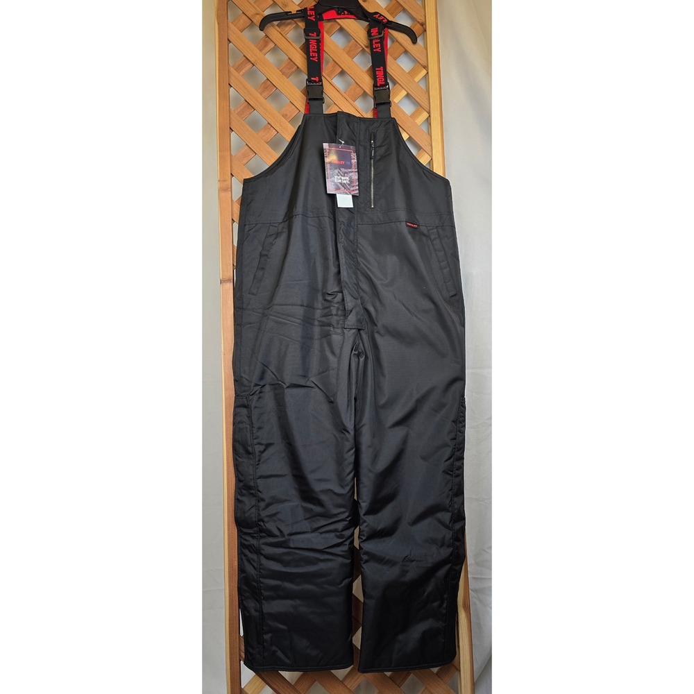 Tingley Cold Gear Insulated Bib Overalls Mens Large Black Thermal - New